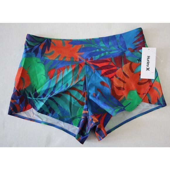 Hurley HS1066 Women's Sz Small Multicolor Mystic 2.5" Soft Waist Boardshorts - Picture 1 of 4